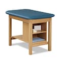 Clinton Taping Table with Shelving, Wedgewood 1703-30-3-3WW